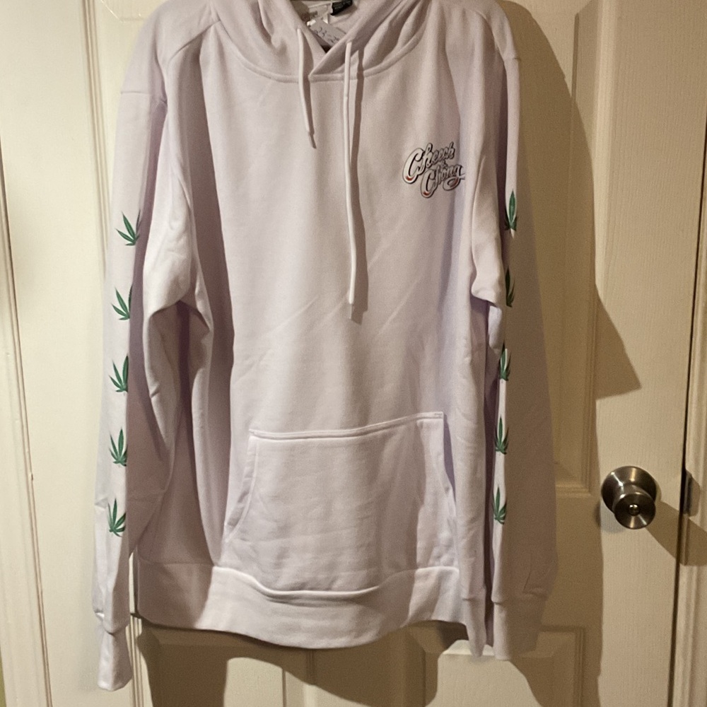NWT White Cheech and Chong Hoodie